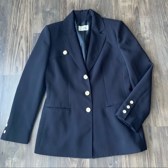 Claire Paris Navy Vintage Blazer - Picture 2 of 13